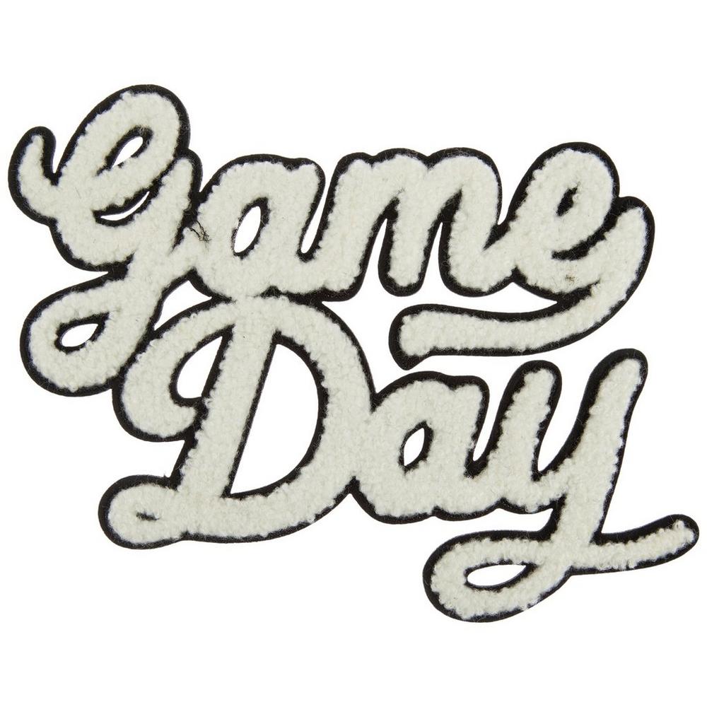 Game Day Chenille Iron-On & Sticker Patch