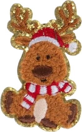 Reindeer Iron-On Patch
