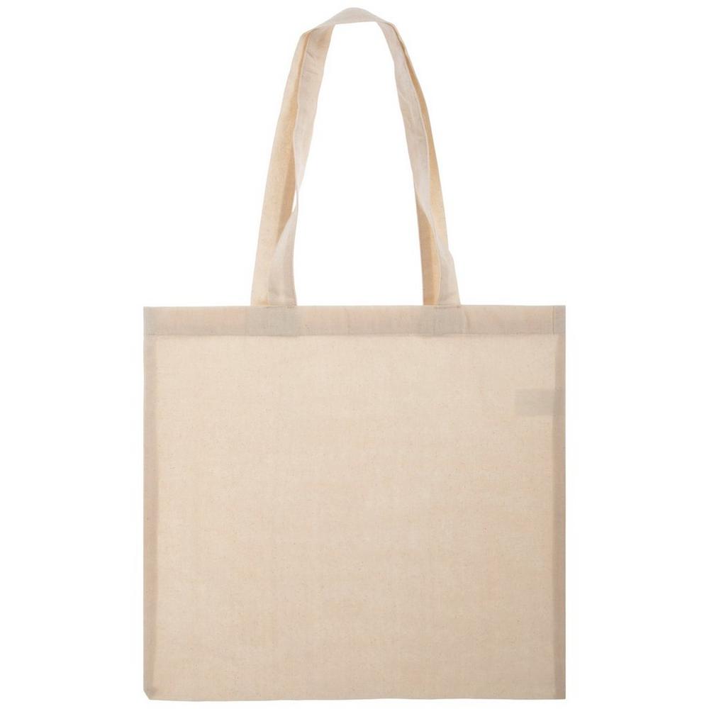 Natural canvas tote bag